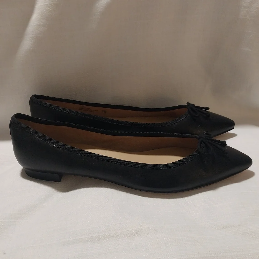 Talbots black leather